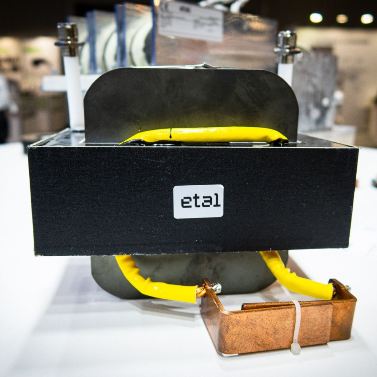 A picture of a HV transformer manufactured by Etal